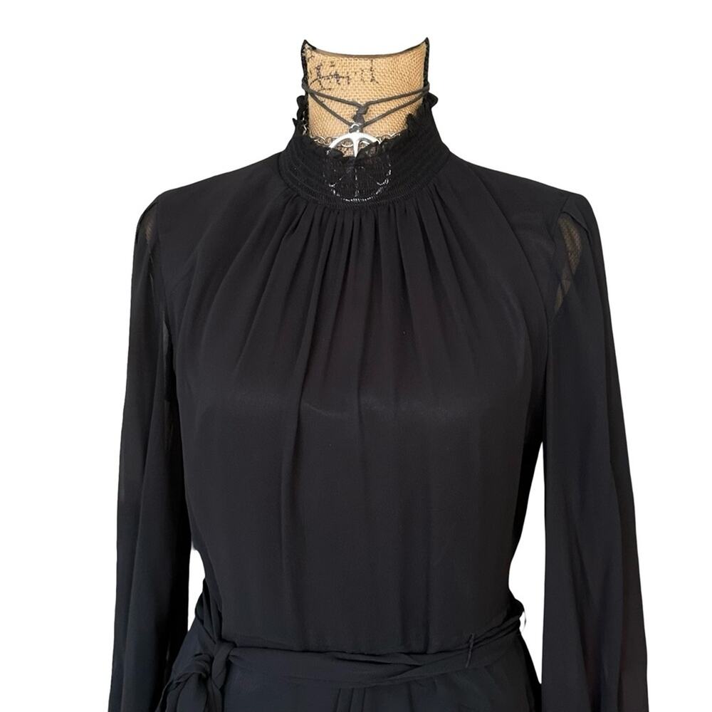 ALEX MARIE women's Little Black Dress - SIZE 8P - Picture 3 of 16